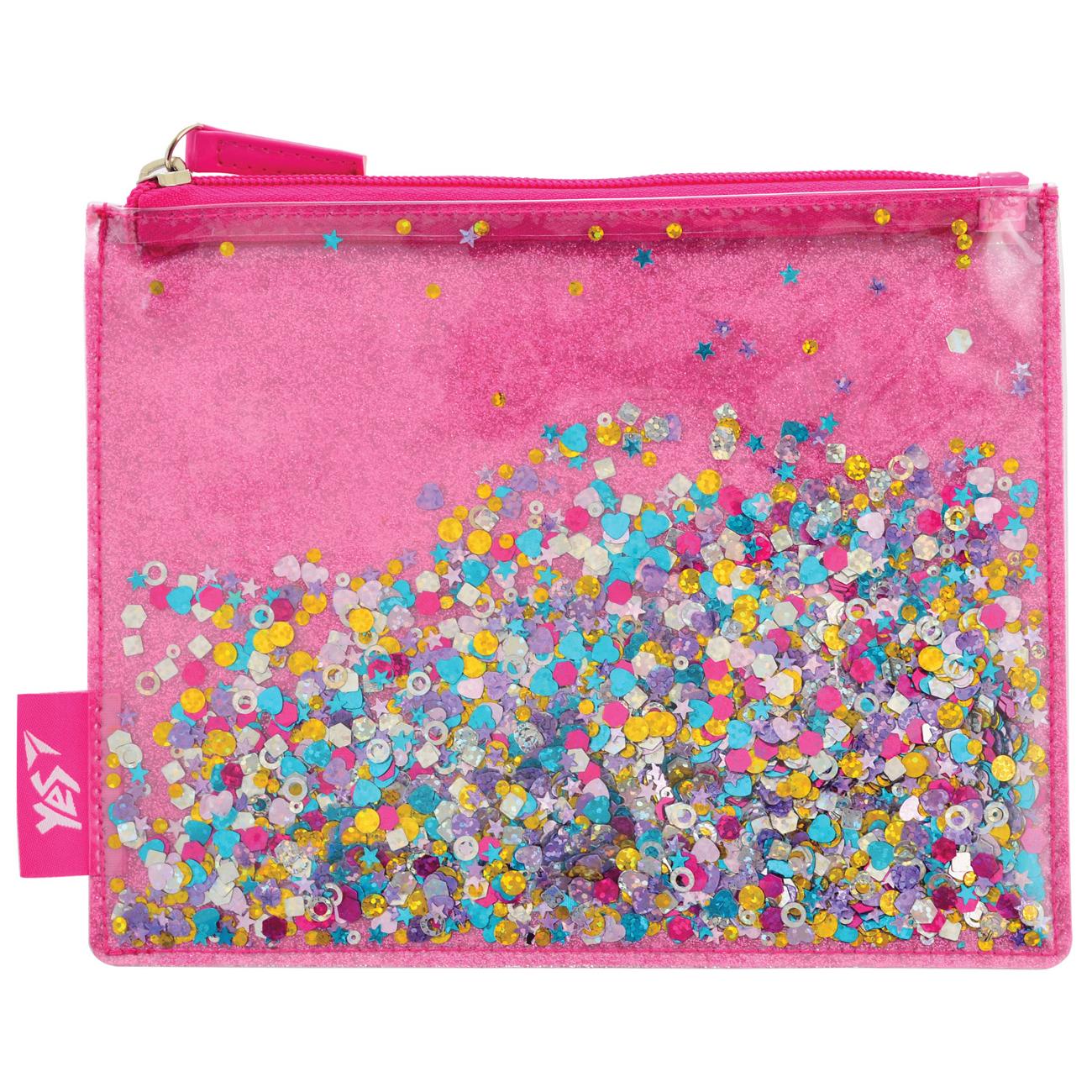 Пенал-косметичка YES с блестками Glitter sorbet (532638)