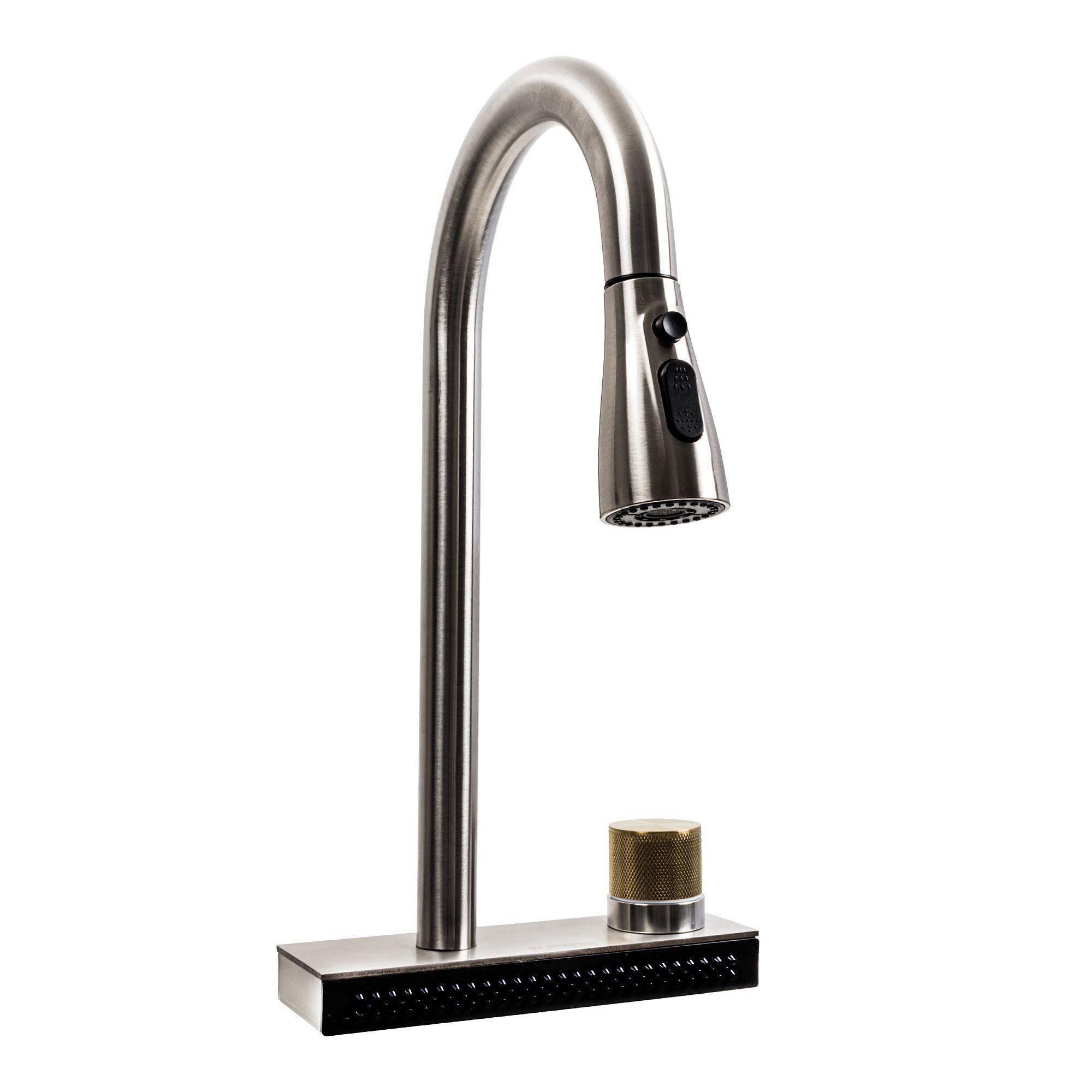 Смеситель под мойку Platinum ZS84 водопад Brushed (PLTM-SP000041135)