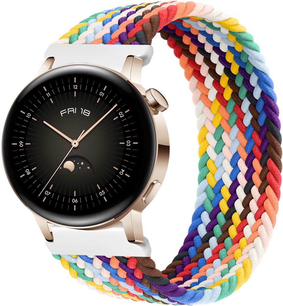 Ремінець Solo Loop Multi для Huawei Watch GT3 42 мм (135 мм) Multicolor (26274-64)