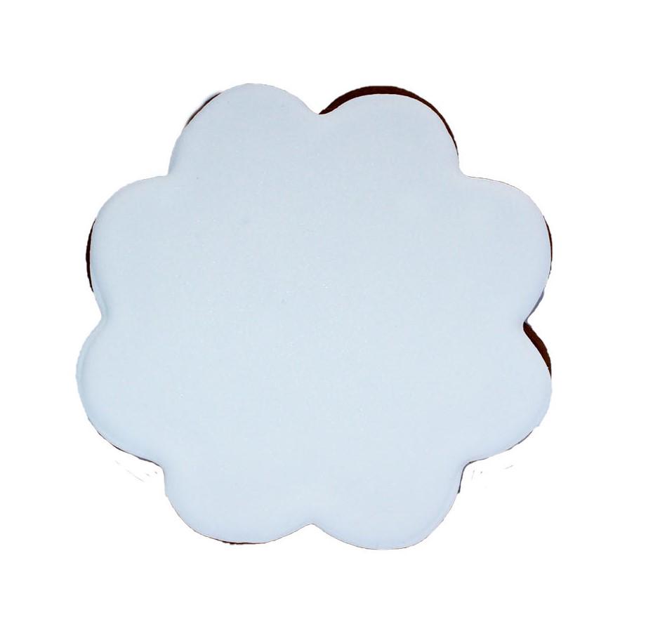 Пряник с индивидуальной печатью Крафт печиво Цветок 7,5х7,5 см 34 г