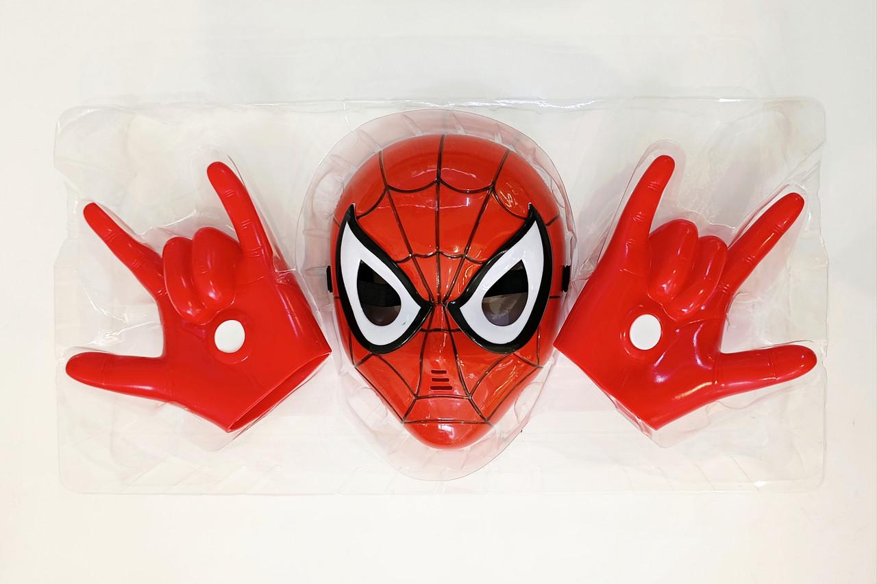 Набор человек-паук маска и перчатки 47х24х7 см - фото 3