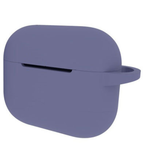 Чехол-накладка DK Silicone Candy Friendly с карабином для Apple AirPods 3 Lavender grey