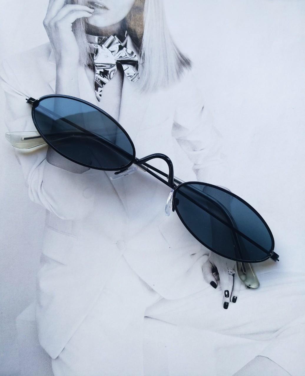 Солнцезащитные очки маленький овал Черный
