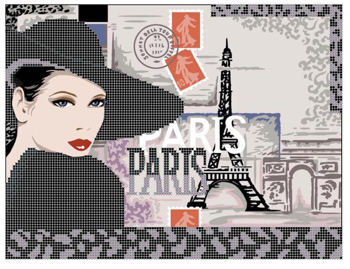 Схема вышивки бисером Фешн леди (1221826349)