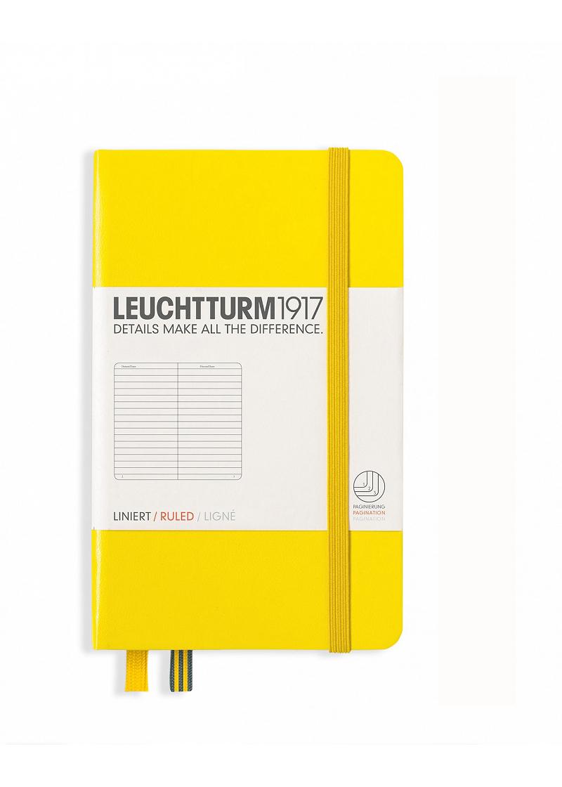 Блокнот Leuchtturm1917 карманный линия Лимонный (344794)
