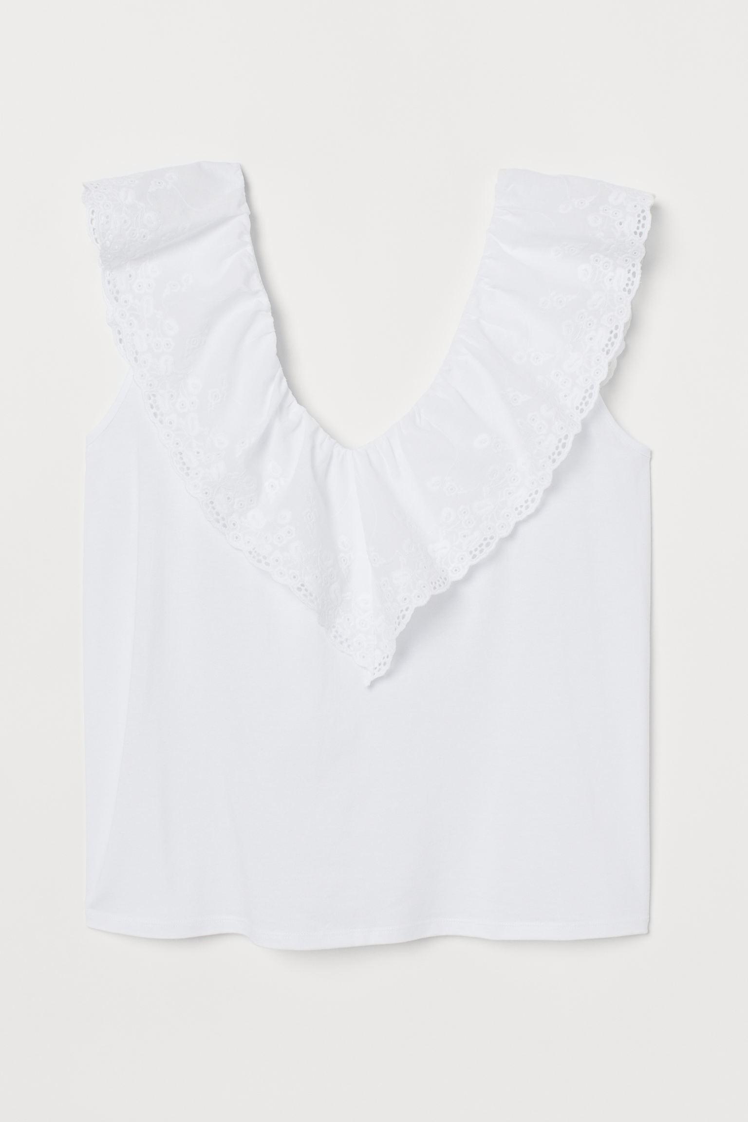 Блуза H&M 2XL Белый (9077339989)