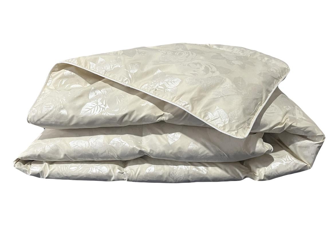 Ковдра пухова касетна Catalea зима 170x200 см Жовтий (6987)