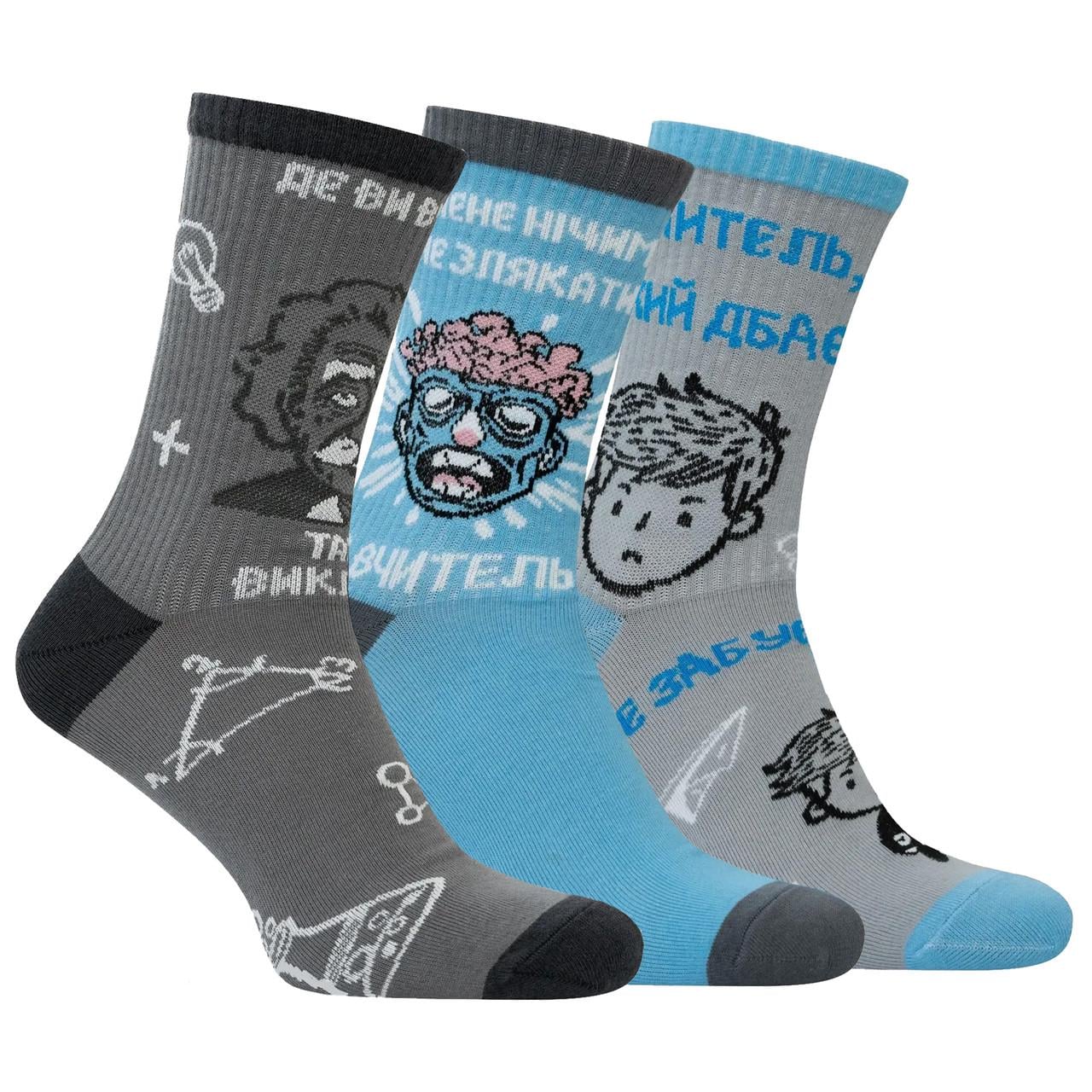 Набор носков Premier Socks Для учителей унисекс 3 пары р. 36-39 Набор носков Premier Socks Для учителей унисекс 3 пары р. 36-39