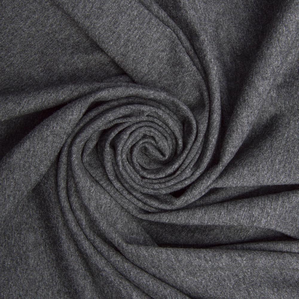 Ткань кулир с эластаном антрацит