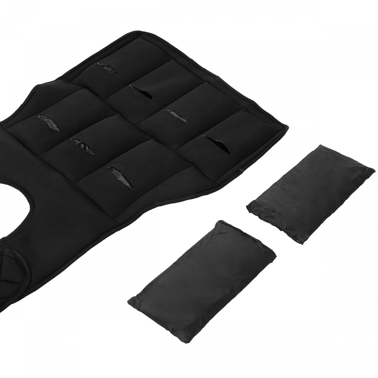 Жилет-утяжелитель для тренировок SportVida SV-HK0400 15 кг со сменным весом - фото 3 Жилет-утяжелитель для тренировок SportVida SV-HK0400 15 кг со сменным весом - фото 3