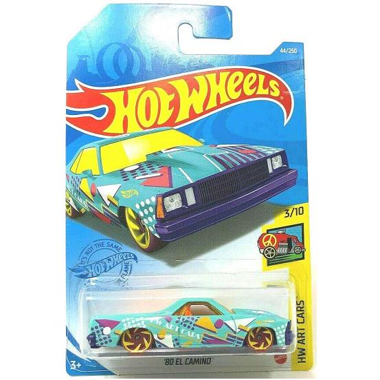 Машинка базовая Hot Wheels серии HW Art Cars 3/10-80 El Camino 2021