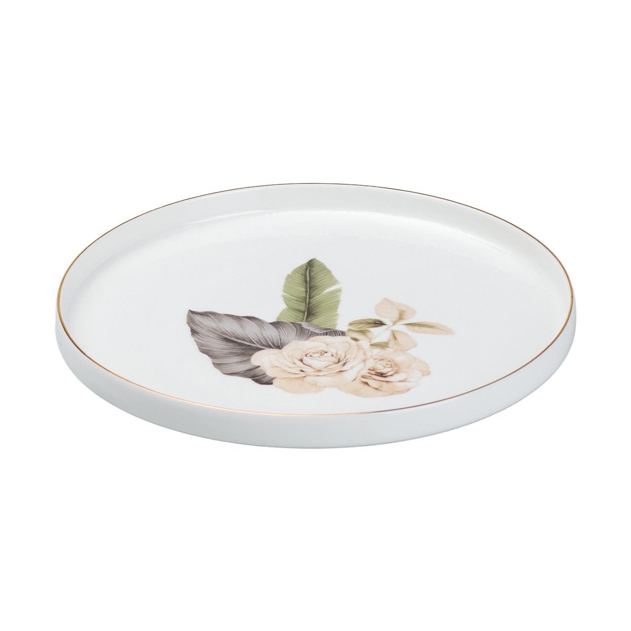 Столовий сервіз керамічний на 6 персон Рожевий (4633) - фото 3