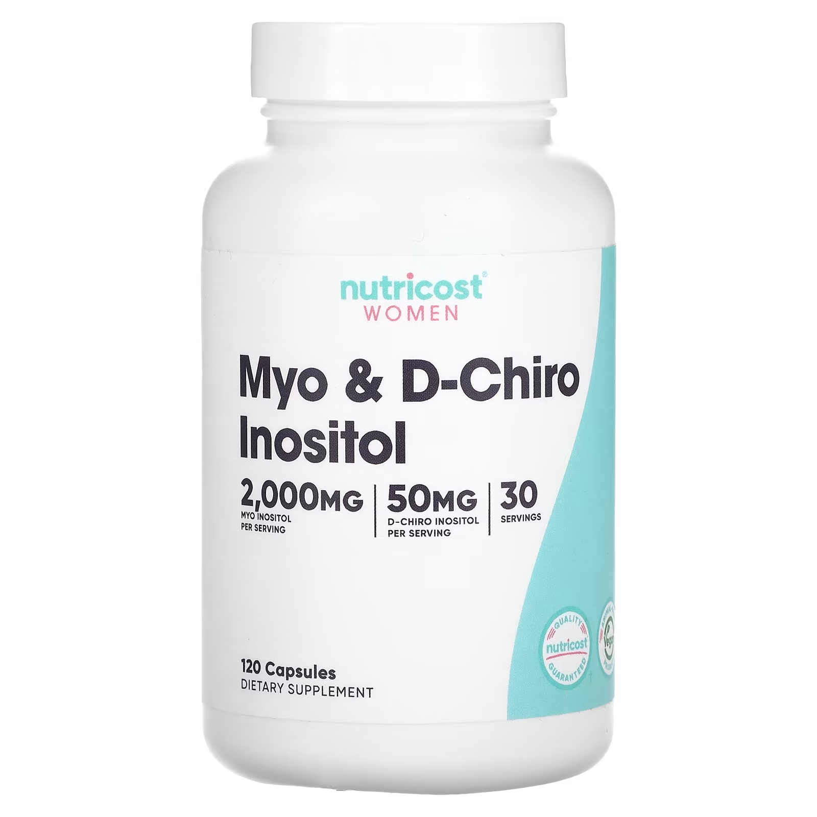 Мио- и D-хироинозитол для женщин Nutricost 120 капс. (NCS-67495)