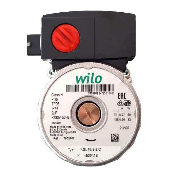 Насос циркуляционный в сборе Wilo KSL 15/5-2 C 82 Вт для газового котла Viessmann Vitopend 100-W A1JB/A1HB 12-24 кВт 7856848