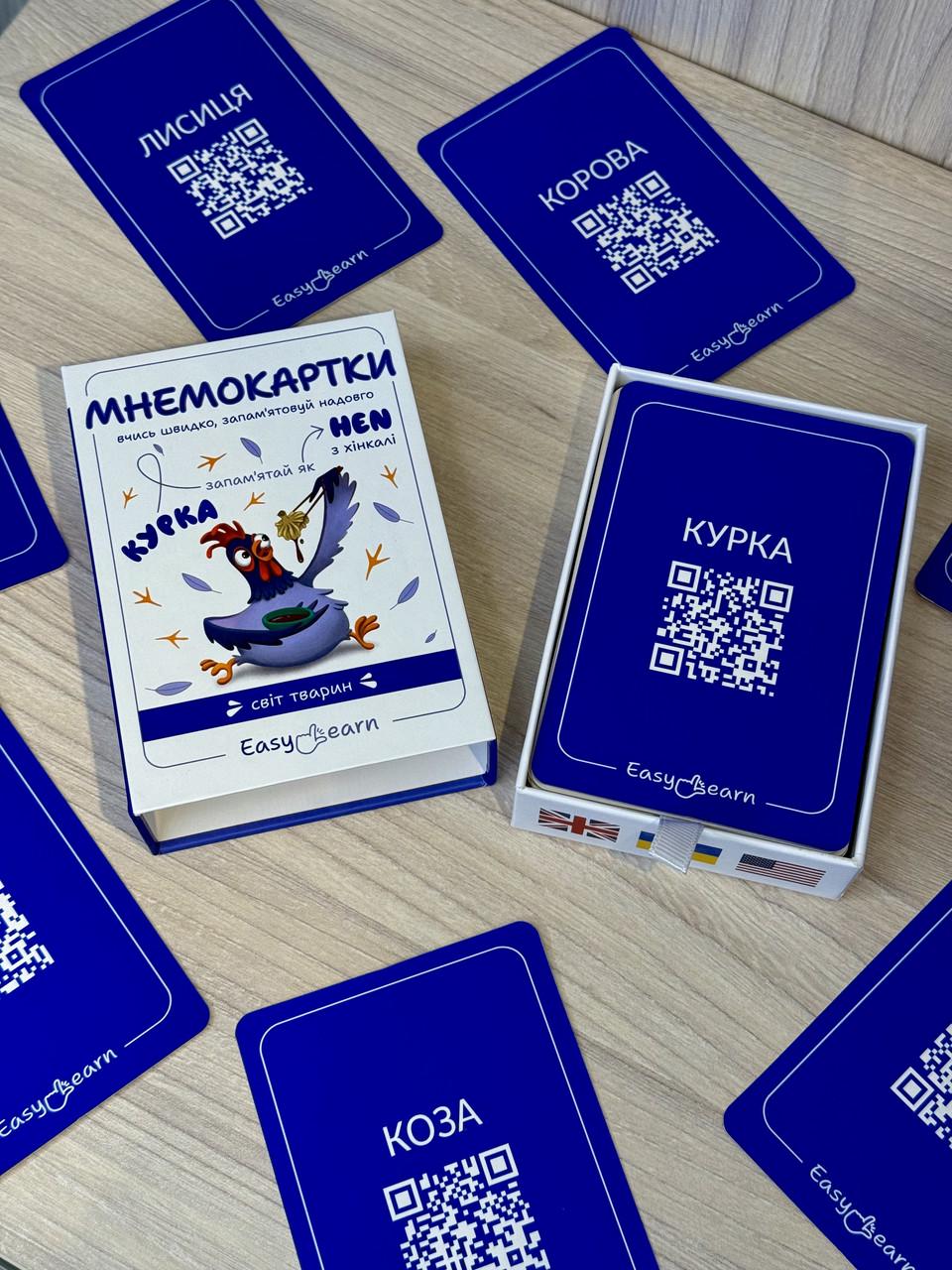 Мнемокарты EasyLearn Выпуск 3 Мир животных (EL-AW1)