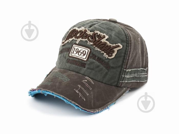 Бейсболка peaked cap Rock 1969 Vintage RoAd One size Серый Коричневый (22794)