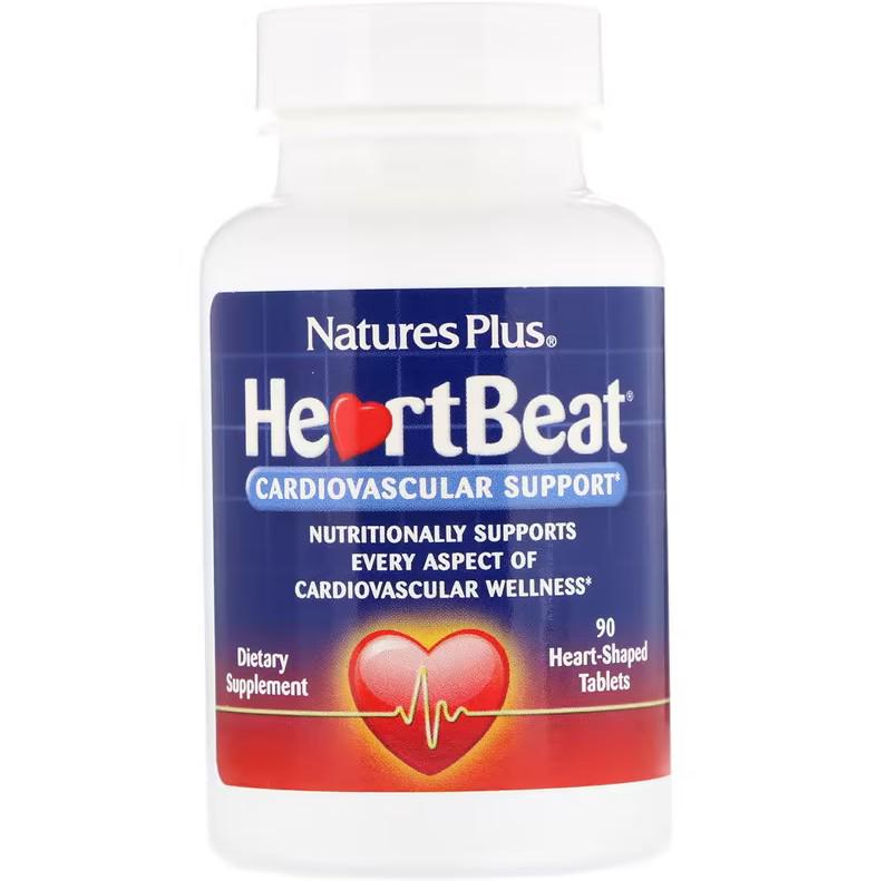 Витамины Natures Plus HeartBeat Cardiovascular Support 90 таблеток