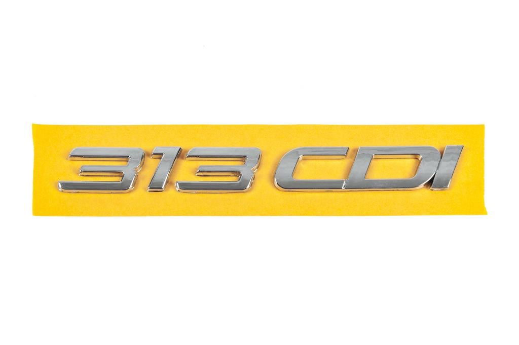 Надпись 313 cdi Davs Auto для Mercedes Sprinter W906 2006-2018 гг. abs-пластик Хром