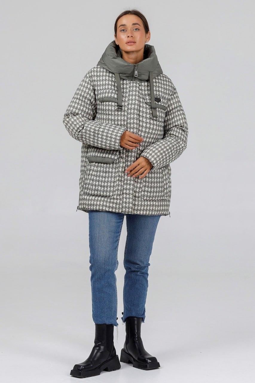 Куртка оверсайз р. 46 Серый (828t\46)