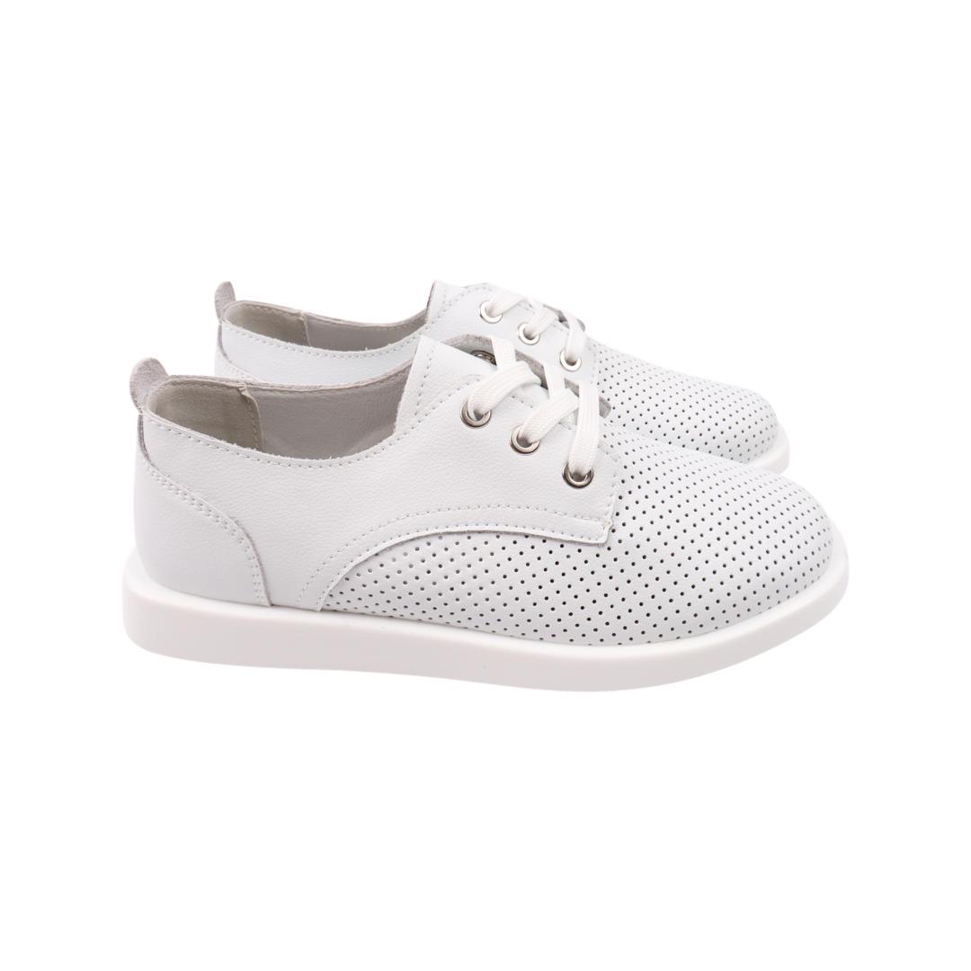 Туфли женские Renzoni из кожи р. 37 Белый (731-22LTCP)