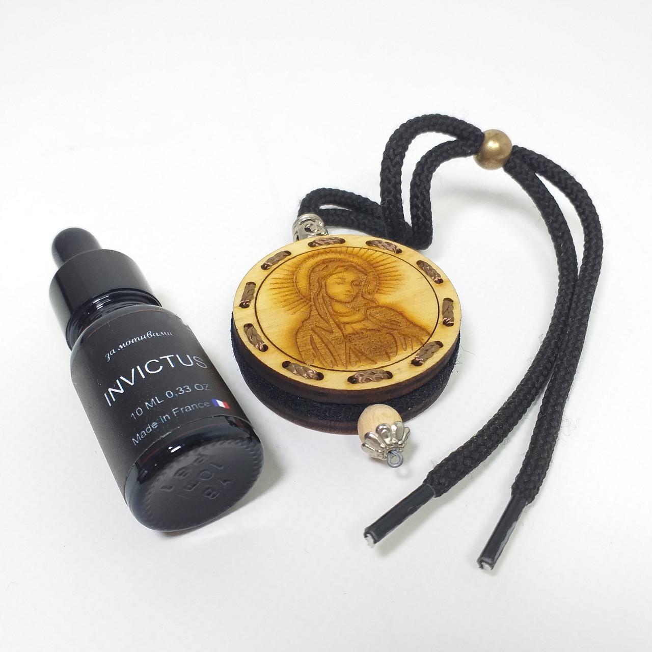 Ароматизатор в машину из дерева и войлока с иконой и ароматом Invictus (KG-12792) - фото 4 Ароматизатор в машину из дерева и войлока с иконой и ароматом Invictus (KG-12792) - фото 4
