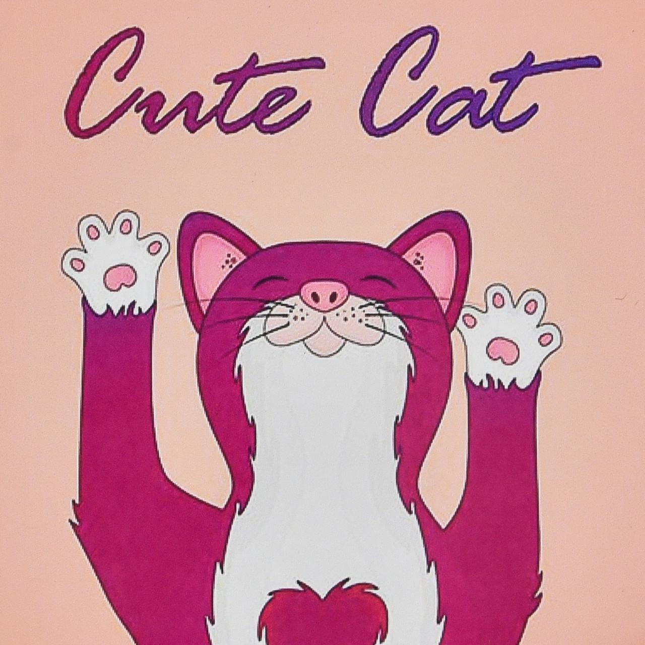 Алмазна мозаїка Strateg Милий котик 30х30 см (HEE16329)