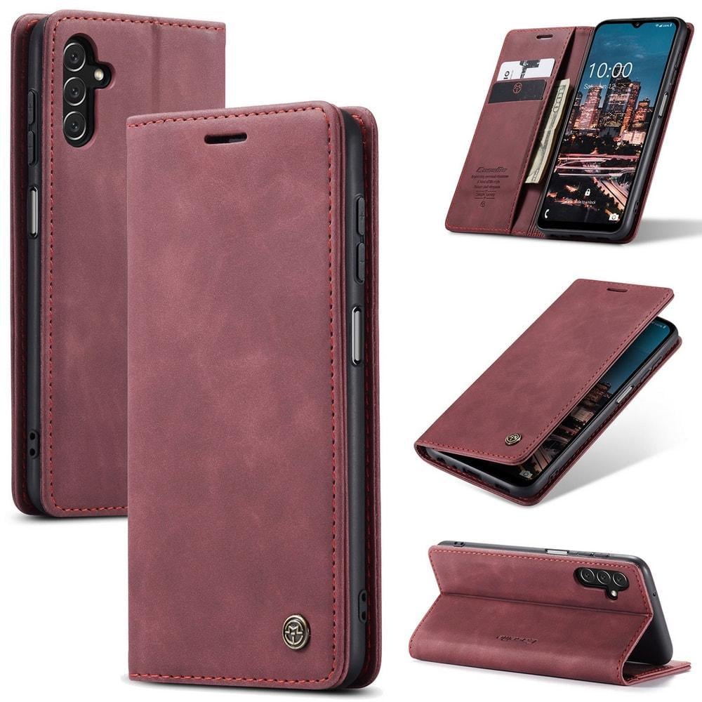 Чехол книжка с магнитом Samsung Galaxy A24 A245 CaseMe Wine (32839-42)