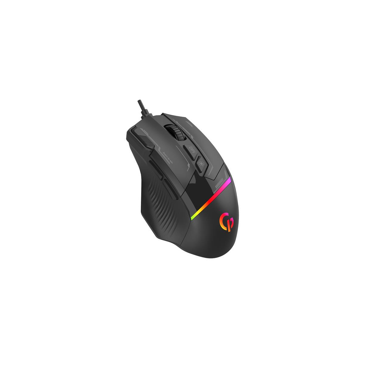 Компьютерная мышка проводная GamePro GM300B с подсветкой Black (26450057) - фото 5 Компьютерная мышка проводная GamePro GM300B с подсветкой Black (26450057) - фото 5