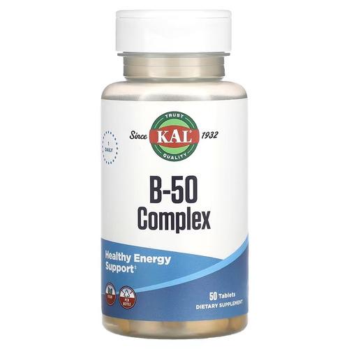 Комплекс витаминов группы KAL B-50 Complex 50 табл. (CAL-54206)