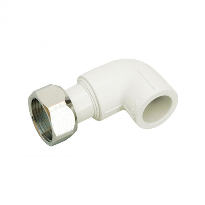 Кутник Blue Ocean PPR ВР з накидною гайкою 20 мм х 3/4" 90° (SD00010054) Кутник Blue Ocean PPR ВР з накидною гайкою 20 мм х 3/4" 90° (SD00010054)