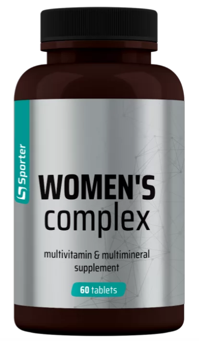 Витамины и минералы для женщин Sporter Womens Complex 60 таблеток