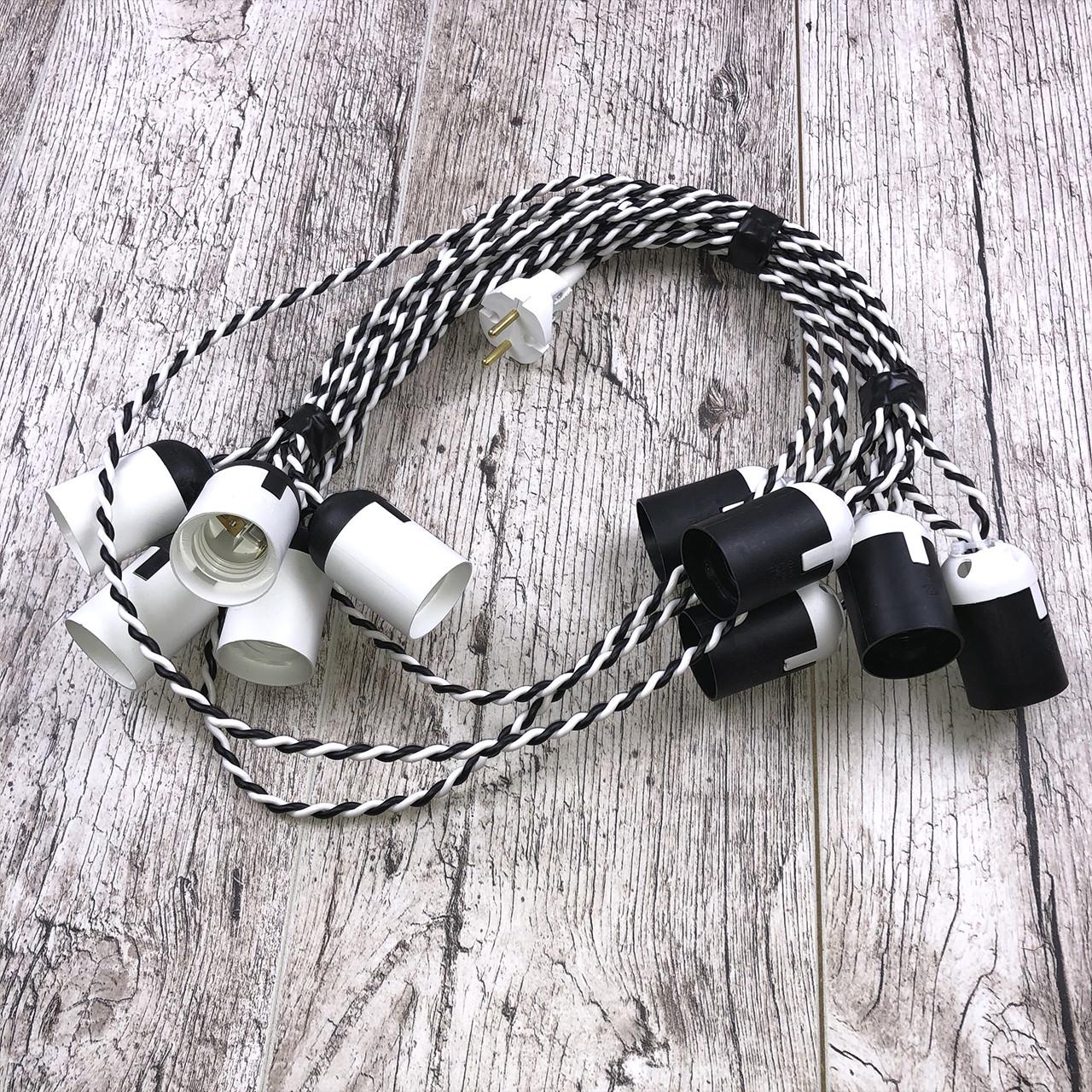 Ретро гірлянда для приміщень Alphatrade 15 м 30 ламп LED Зебра (120162)