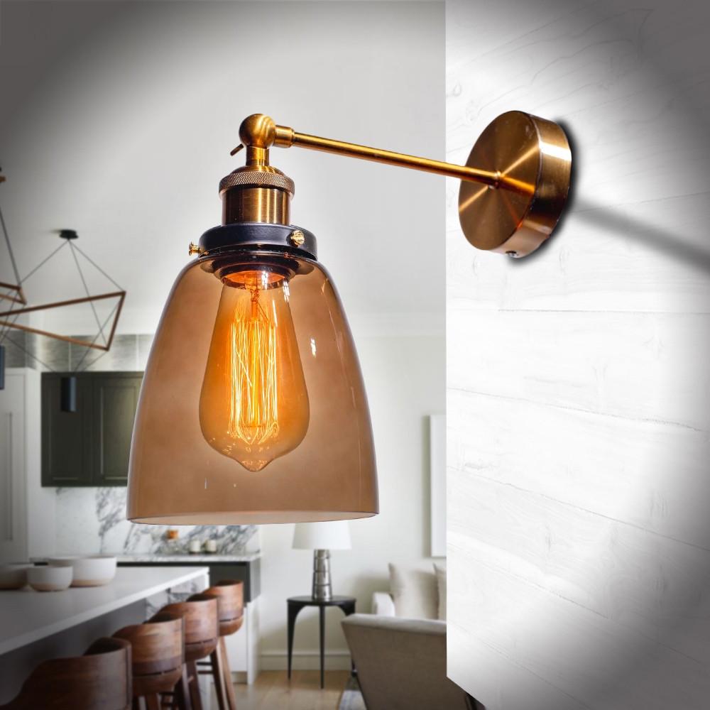 Бра loft Gold/Coffee d 14 см (2528-SHL)