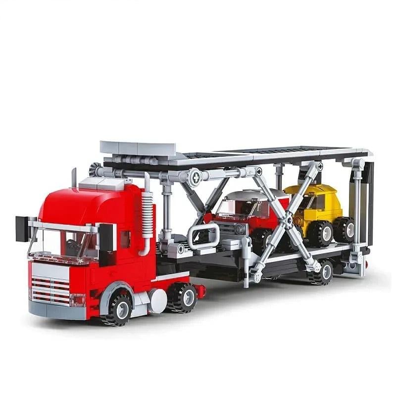 Конструктор Limo Toy KB 6003 Megapolis автовоз с машинками 459 деталей