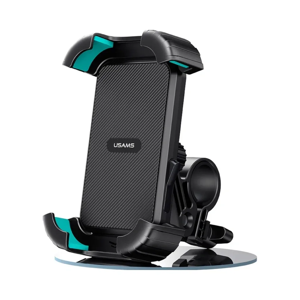 Тримач для телефона в машину Usams на кермо 4,5-6,7" Чорний (ZJ078)