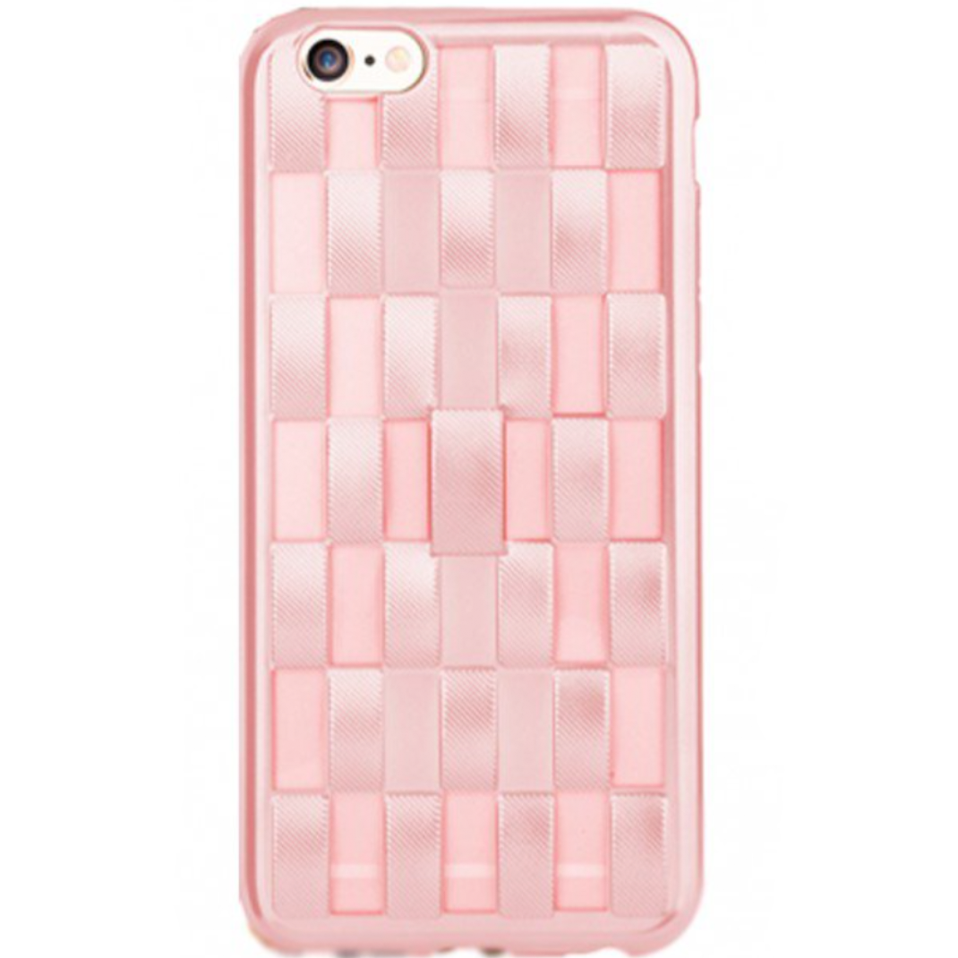 Чехол накладка JoyRoom Grid Series for iPhone 6/6S Plus, Pink (JR-BT349PNK)