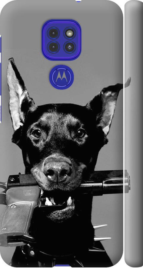 Чохол на Motorola G9 Play Доберман (2745m-2105-42517)