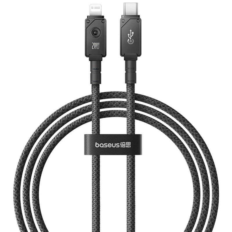 Дата-кабель BASEUS Unbreakable Series Fast Charging Type-C to Lightning 20 W 1 м Cluster Black (P10355803111-0) - фото 1 Дата-кабель BASEUS Unbreakable Series Fast Charging Type-C to Lightning 20 W 1 м Cluster Black (P10355803111-0) - фото 1