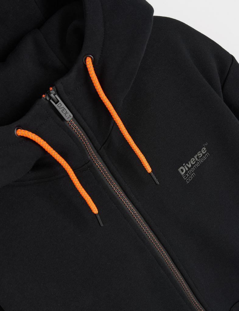 Толстовка чоловіча Diverse DKR ZIP H24 XL Чорний (5905384065803) - фото 3