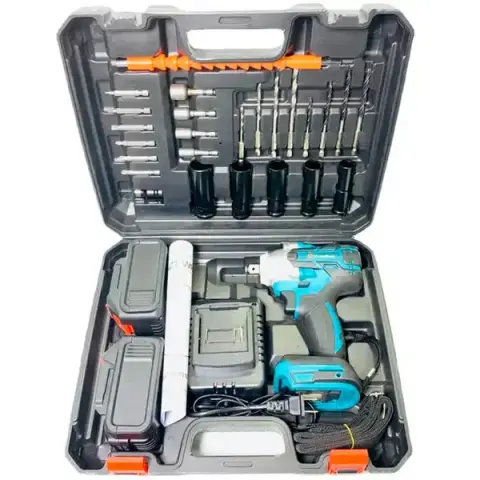 Гайковерт акумуляторний 1135-4 безщітковий на 2 акумулятори з набором інструментів - фото 4 Гайковерт акумуляторний 1135-4 безщітковий на 2 акумулятори з набором інструментів - фото 4