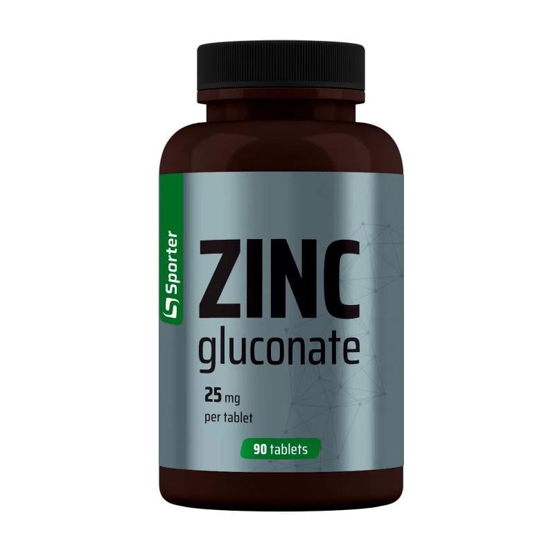 Цинк глюконат Sporter Zinc Gluconate 90 табл.