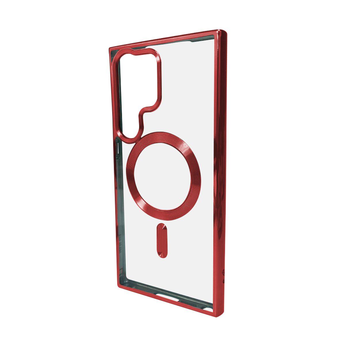 Противоударный чехол для Samsung Galaxy S23 Ultra Cosmic CD Magnetic Red