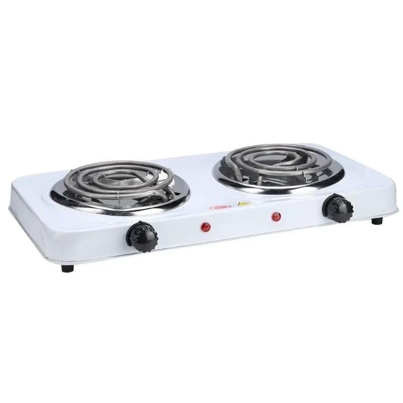 Настольная плита на две конфорки Hot Plate HP-JX2020B 2000 ВТ Белый (18165793)