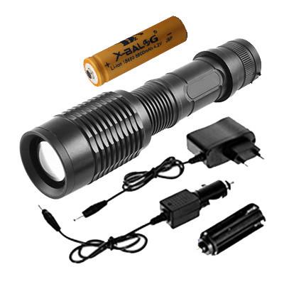 Фонарь ручной X-Balog BL-1861-T6 12/220 В с фокусировкой (1070101530)