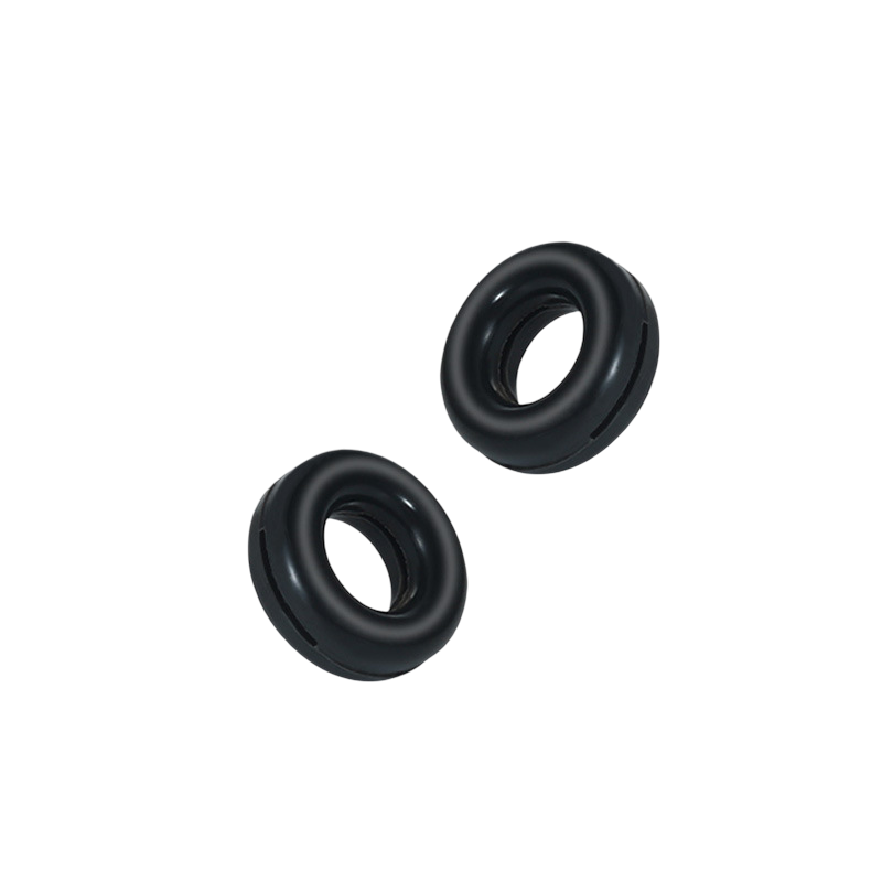 Завушники для окулярів круглі протиковзкі силіконові 2 шт. Чорний (29666)