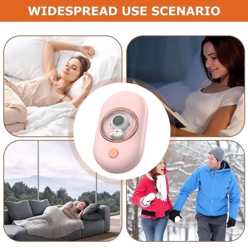 Грелка для рук USB Type-C аккумуляторная Розовый - фото 6 Грелка для рук USB Type-C аккумуляторная Розовый - фото 6