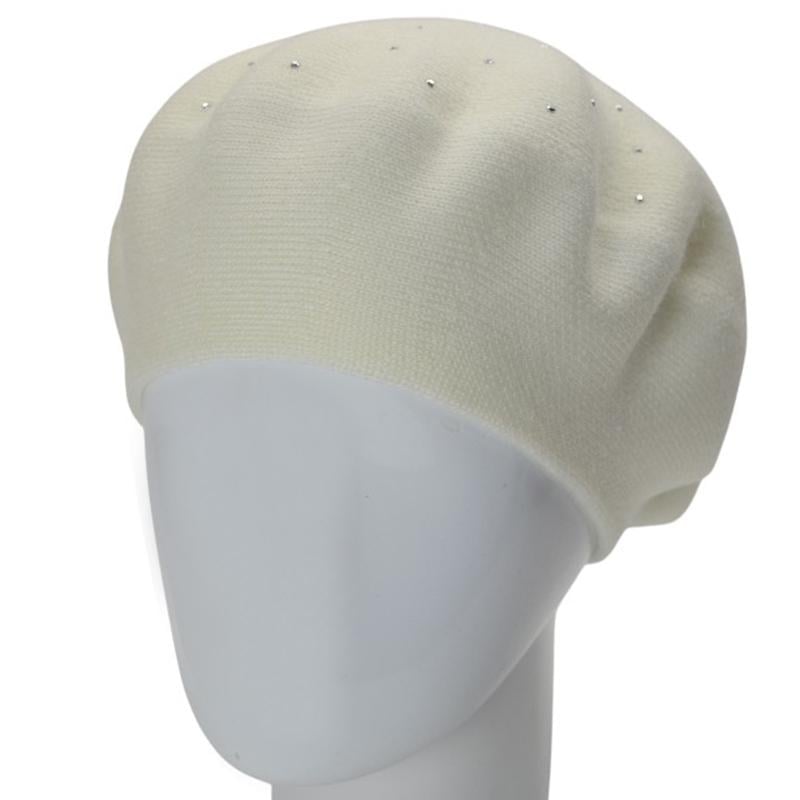 Берет жіночий подвійний Lirus ФАЄР універсальний Молочний (285984)