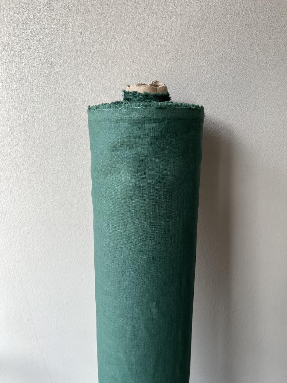 Ткань LINEN PLUS 100% лен 143 см 0/534 Зеленый
