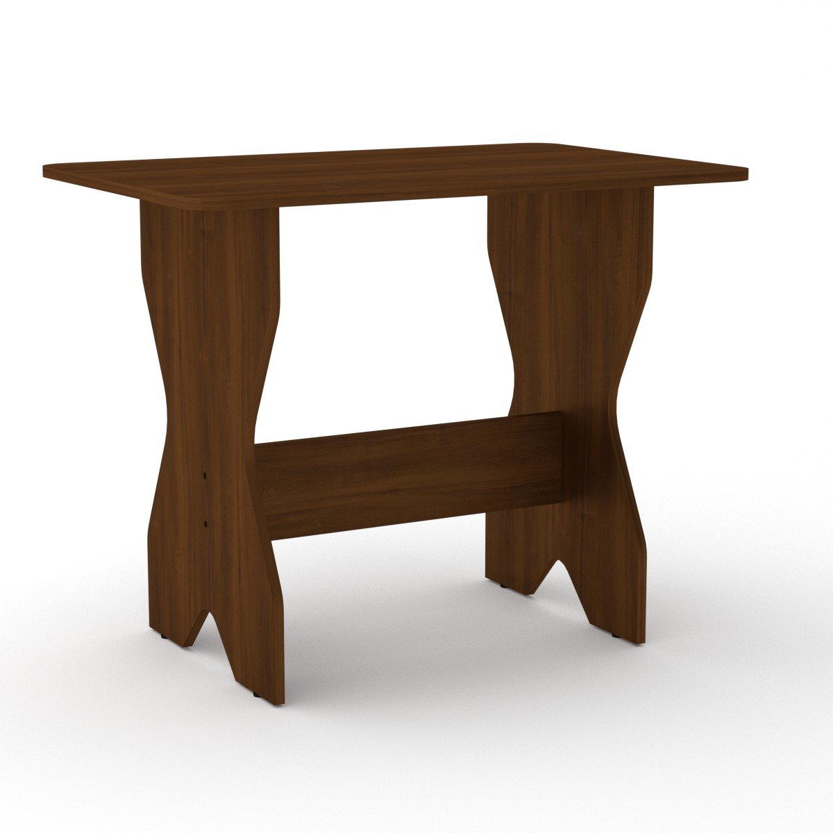 Стол кухонный прямоугольный Компанит КС-1 71,6х90х59,8 см Орех экко (2010938) - фото 1