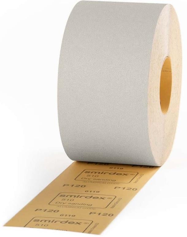 Бумага шлифовальная Smirdex White Dry Santing Line 510 115 мм х 50 м P80 Белый